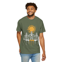 Load image into Gallery viewer, Sun Halo AngkorWat T-shirt | Boho Style Tee, Unisex Graphic Shirt, Casual Wear, Travel Souvenir, Unique Gift Idea