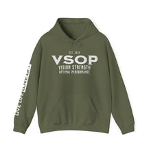 Load image into Gallery viewer, VSOP est 2024 Hoodie with LIVE LIFE LOVE LIFT (white font)