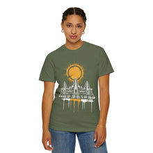 Load image into Gallery viewer, Sun Halo AngkorWat T-shirt | Boho Style Tee, Unisex Graphic Shirt, Casual Wear, Travel Souvenir, Unique Gift Idea