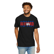 Load image into Gallery viewer, Iowa Khmer State Pride T-Shirt, Garment-Dyed Tee, Unisex Casual Wear, Perfect for Iowa Events, Gift for Locals and Visitors