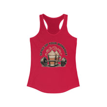 Load image into Gallery viewer, Spice Up Your Workout Racerback Tank - Trendy Gym Shirt for Fitness Lovers, Activewear, Gift for Her, Workout Clothes, Summer Top