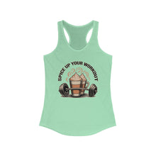 Load image into Gallery viewer, Spice Up Your Workout Racerback Tank - Trendy Gym Shirt for Fitness Lovers, Activewear, Gift for Her, Workout Clothes, Summer Top