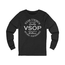Load image into Gallery viewer, VSOP Health & Wellness Long Sleeve (white font)