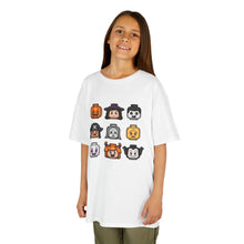Load image into Gallery viewer, Trick-or-Treaters Set, Kids Halloween Graphic Tee, Spooky Themed T-Shirt for Kids, Halloween Costume Shirt, Party Wear, Fall Celebration Apparel