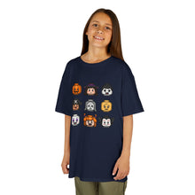 Load image into Gallery viewer, Trick-or-Treaters Set, Kids Halloween Graphic Tee, Spooky Themed T-Shirt for Kids, Halloween Costume Shirt, Party Wear, Fall Celebration Apparel