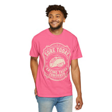 Load image into Gallery viewer, "Sore Today Eating Tacos Tomorrow" Funny Fitness Unisex Shirt - Workout Exercise T-Shirt for Men and Women