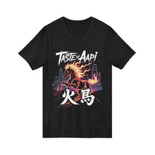Load image into Gallery viewer, Taste of AAPI Fire Horse V-Neck Tee