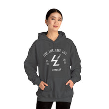 Load image into Gallery viewer, Gymwear Hoodie - "Live. Life. Love. Lift." Athletic Pullover
