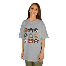 Load image into Gallery viewer, Trick-or-Treaters Set, Kids Halloween Graphic Tee, Spooky Themed T-Shirt for Kids, Halloween Costume Shirt, Party Wear, Fall Celebration Apparel