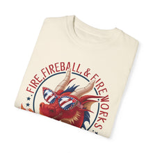 Load image into Gallery viewer, Fire, Fireball, Fireworks, Firecracker, 4th of July shirt, Unisex, Comfort Colors, Comfy, Unique, 90s