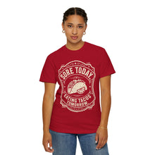 Load image into Gallery viewer, "Sore Today Eating Tacos Tomorrow" Funny Fitness Unisex Shirt - Workout Exercise T-Shirt for Men and Women