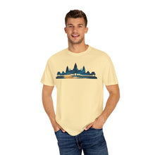 Load image into Gallery viewer, Watercolor Angkor Wat Inspired T-Shirt | Casual Travel Tee | Gift for Adventurers, Tourists, History Lovers, Vacation Apparel, Unisex Clothing