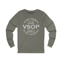 Load image into Gallery viewer, VSOP Health & Wellness Long Sleeve (white font)