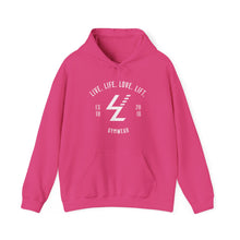 Load image into Gallery viewer, Gymwear Hoodie - "Live. Life. Love. Lift." Athletic Pullover