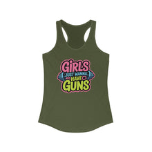 Load image into Gallery viewer, Empowering Women's Workout Tank 2 | Girls Just Wanna Have Guns | Fitness Top, Gym Shirt, Gift for Her, Activewear
