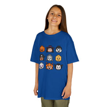 Load image into Gallery viewer, Trick-or-Treaters Set, Kids Halloween Graphic Tee, Spooky Themed T-Shirt for Kids, Halloween Costume Shirt, Party Wear, Fall Celebration Apparel