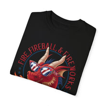 Load image into Gallery viewer, Fire, Fireball, Fireworks, Firecracker, 4th of July shirt, Unisex, Comfort Colors, Comfy, Unique, 90s