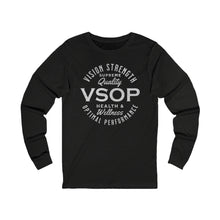Load image into Gallery viewer, VSOP Health & Wellness Long Sleeve (white font)