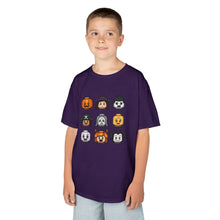 Load image into Gallery viewer, Trick-or-Treaters Set, Kids Halloween Graphic Tee, Spooky Themed T-Shirt for Kids, Halloween Costume Shirt, Party Wear, Fall Celebration Apparel