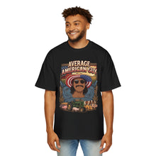 Load image into Gallery viewer, Heavy Oversized "Average American Guy" Graphic Tee - Patriotic Retro Men’s T-Shirt