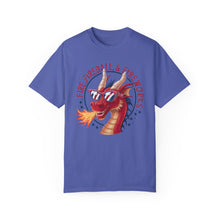 Load image into Gallery viewer, Fire, Fireball, Fireworks, Firecracker, 4th of July shirt, Unisex, Comfort Colors, Comfy, Unique, 90s