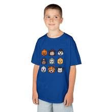 Load image into Gallery viewer, Trick-or-Treaters Set, Kids Halloween Graphic Tee, Spooky Themed T-Shirt for Kids, Halloween Costume Shirt, Party Wear, Fall Celebration Apparel