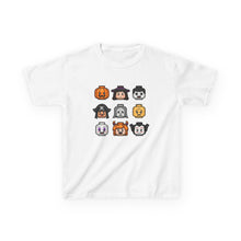 Load image into Gallery viewer, Trick-or-Treaters Set, Kids Halloween Graphic Tee, Spooky Themed T-Shirt for Kids, Halloween Costume Shirt, Party Wear, Fall Celebration Apparel