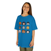 Load image into Gallery viewer, Trick-or-Treaters Set, Kids Halloween Graphic Tee, Spooky Themed T-Shirt for Kids, Halloween Costume Shirt, Party Wear, Fall Celebration Apparel