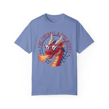 Load image into Gallery viewer, Fire, Fireball, Fireworks, Firecracker, 4th of July shirt, Unisex, Comfort Colors, Comfy, Unique, 90s