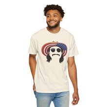 Load image into Gallery viewer, Average American Guy - American Flag Straw Hat Graphic Tee (Unisex)
