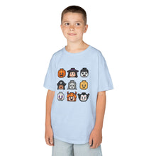 Load image into Gallery viewer, Trick-or-Treaters Set, Kids Halloween Graphic Tee, Spooky Themed T-Shirt for Kids, Halloween Costume Shirt, Party Wear, Fall Celebration Apparel