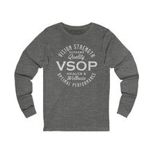 Load image into Gallery viewer, VSOP Health & Wellness Long Sleeve (white font)