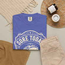 Load image into Gallery viewer, "Sore Today Eating Tacos Tomorrow" Funny Fitness Unisex Shirt - Workout Exercise T-Shirt for Men and Women