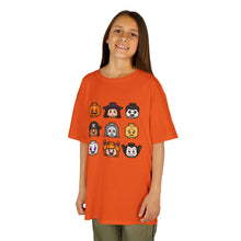 Load image into Gallery viewer, Trick-or-Treaters Set, Kids Halloween Graphic Tee, Spooky Themed T-Shirt for Kids, Halloween Costume Shirt, Party Wear, Fall Celebration Apparel