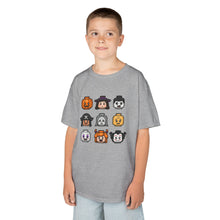 Load image into Gallery viewer, Trick-or-Treaters Set, Kids Halloween Graphic Tee, Spooky Themed T-Shirt for Kids, Halloween Costume Shirt, Party Wear, Fall Celebration Apparel