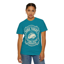 Load image into Gallery viewer, "Sore Today Eating Tacos Tomorrow" Funny Fitness Unisex Shirt - Workout Exercise T-Shirt for Men and Women