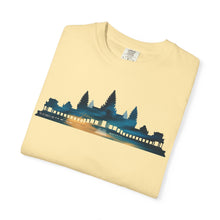 Load image into Gallery viewer, Watercolor Angkor Wat Inspired T-Shirt | Casual Travel Tee | Gift for Adventurers, Tourists, History Lovers, Vacation Apparel, Unisex Clothing