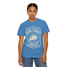 Load image into Gallery viewer, "Sore Today Eating Tacos Tomorrow" Funny Fitness Unisex Shirt - Workout Exercise T-Shirt for Men and Women