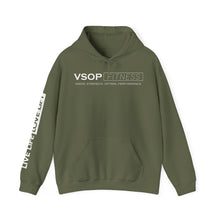 Load image into Gallery viewer, VSOP Fitness Hoodie with LIVE LIFE LOVE LIFT (white font)