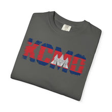 Load image into Gallery viewer, KCMO Khmer Pride T-Shirt | Soft Garment-Dyed Tee | Casual Wear, City Pride, Unisex Fashion, Gift for Locals, Travel Souvenir