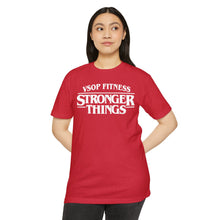 Load image into Gallery viewer, Stronger Things Fitness T-Shirt - VSOP Fitness Gym Tee (white font)