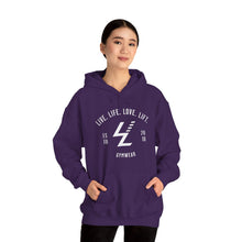 Load image into Gallery viewer, Gymwear Hoodie - "Live. Life. Love. Lift." Athletic Pullover