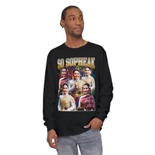 Load image into Gallery viewer, So Sopheak Long Sleeve T‑Shirt — Cambodian Classical Musician Graphic