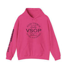 Load image into Gallery viewer, VSOP Health & Wellness Hoodie with LIVE LIFE LOVE LIFT (black font)