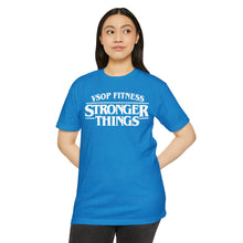 Load image into Gallery viewer, Stronger Things Fitness T-Shirt - VSOP Fitness Gym Tee (white font)