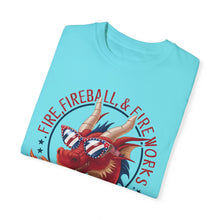 Load image into Gallery viewer, Fire, Fireball, Fireworks, Firecracker, 4th of July shirt, Unisex, Comfort Colors, Comfy, Unique, 90s
