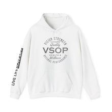 Load image into Gallery viewer, VSOP Health & Wellness Hoodie with LIVE LIFE LOVE LIFT (black font)
