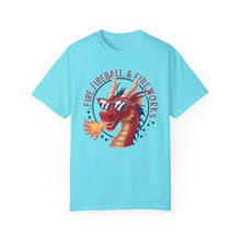 Load image into Gallery viewer, Fire, Fireball, Fireworks, Firecracker, 4th of July shirt, Unisex, Comfort Colors, Comfy, Unique, 90s