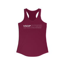 Load image into Gallery viewer, VSOP Fitness Women's Racerback Tank (white font)