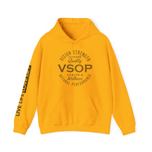 Load image into Gallery viewer, VSOP Health & Wellness Hoodie with LIVE LIFE LOVE LIFT (black font)
